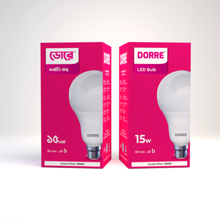 DORRE LED Bulb 15W 2 Pcs