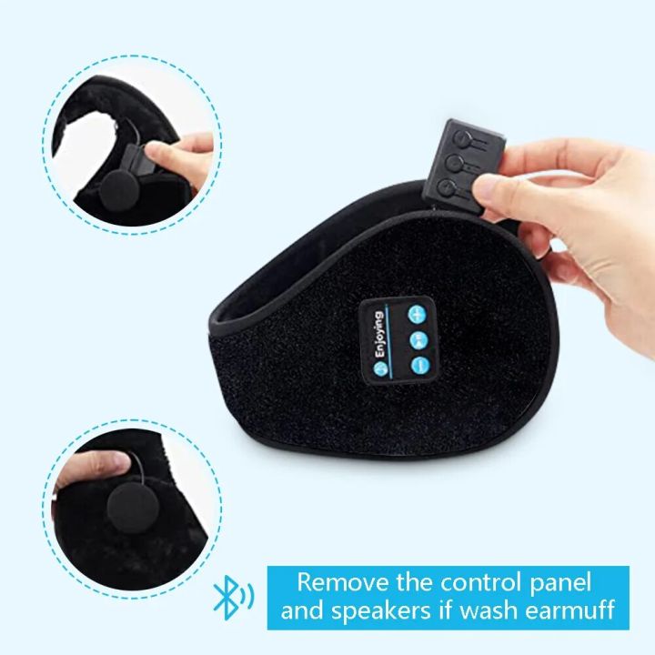 Wireless Ear muffs Bluetooth Headphones Earmuffs Winter Casual Cap Sports riding warmer Earmuff men women music Earphone
