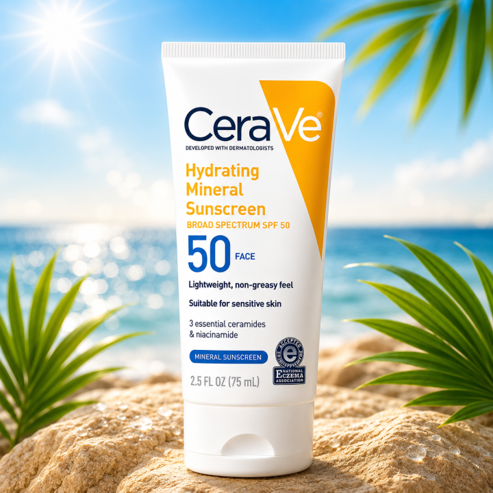 Cerave%20Hydrating%20Mineral%20Sunscreen%20SPF%2050%20Face%20for%20Senseitive%20Skin%2075ml%20-%20Image%202