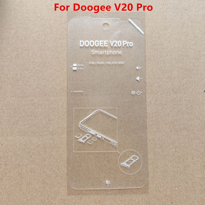 New Original Explosion-proof Tempered Glass film For DOOGEE V20 PRO 6.43'' Cell Phone Screen Protector Full Coverage films