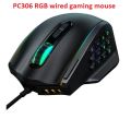 VicTsing PC306 USB wired RGB Gaming Mouse 16000 DPI 20 ons programmable game Optical mice backlight  PC Mouse computer. 