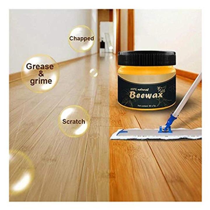 Mintiml Beewax Wood Polish Polisher Polishing Compound Wax Floor Seasoning Furtniture Wrap Care Magic Repair Traditional All-Purpose Wood 80gm