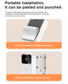 Video Doorbell Smart Doorbell Camera Visual Intercom Night Vision Wireless Door Bell Security Protection. 