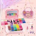 Kids Makeup Kit For Girl, Real Washable Non-Toxic Girls Makeup Kit, For Kids With Cute Princess Cosmetic , Portable and Backablecosplay. 