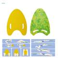 Swimming Kickboard Practical Beginners Workout Child Exercise Outdoor Yellow Blue. 