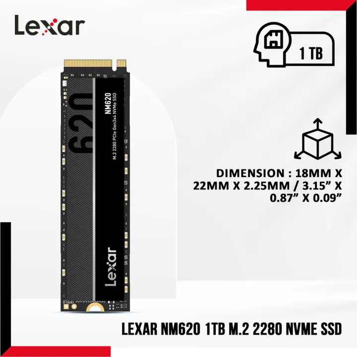 Lexar%20NM620%201TB%20M.2%202280%20NVMe%20SSD%20with%20NVMe%201.4%20Standard%20-%20PCle%20Gen%203x4%20Interface%20-%20Impressive%20Transfer%20Speed%20-%20Image%204