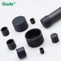 Black Steel Pipe End Cover Caps Rubber Round Caps Blanking Cover Seal Stopper Furniture Chair Table Leg Pads Non-slip.
