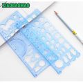 2 Pieces Different Shapes Template Ruler/ Spirograph Ruler / Geometric Drawing. 
