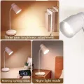 YAGE T119C Rechargeable USB Table Desk Lamp 3 Mode White Warm Eye Protection Care Soft Light LED Reading Night Touch Control.