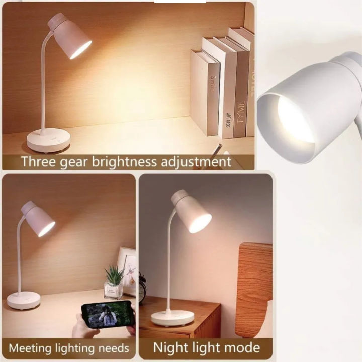 YAGE%20T119C%20White%20Rechargeable%20USB%20Table%20Desk%20Lamp%203%20Mode%20White%20Warm%20Eye%20Protection%20Care%20Soft%20Light%20LED%20Reading%20Night%20Touch%20Control%20-%20Image%204