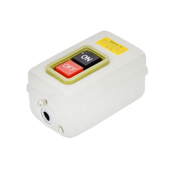 Safe Three-phase Motor 1.5/2.2/3.7/7.5KW BS-211/216/230 Metal Button Switch Start Button Switch Control Box Power