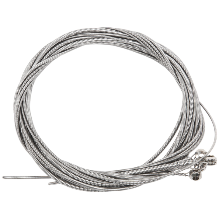 4 Pcs Stainless Steel Bass Strings Bass Guitar Parts Accessories