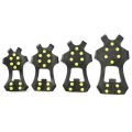 Outdoor Crampons 10-Tooth Anti-Skating Claws Ice Climbing Mountaineering Rock Climbing Snow Non-Slip Shoe Set Shoe Nail Grips. 