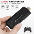 X2 Ultra Video Game Console 4K Game Stick HD Retro Video Game Console Wireless Controller TV 30+Emulator For PS1 Or Only GamePad.