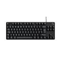 Logitech G413 TKL SE Mechanical Gaming Keyboard - Compact Backlit Keyboard with Tactile Mechanical Switches, Anti-Ghosting, Compatible with Windows, macOS - Black Aluminium. 