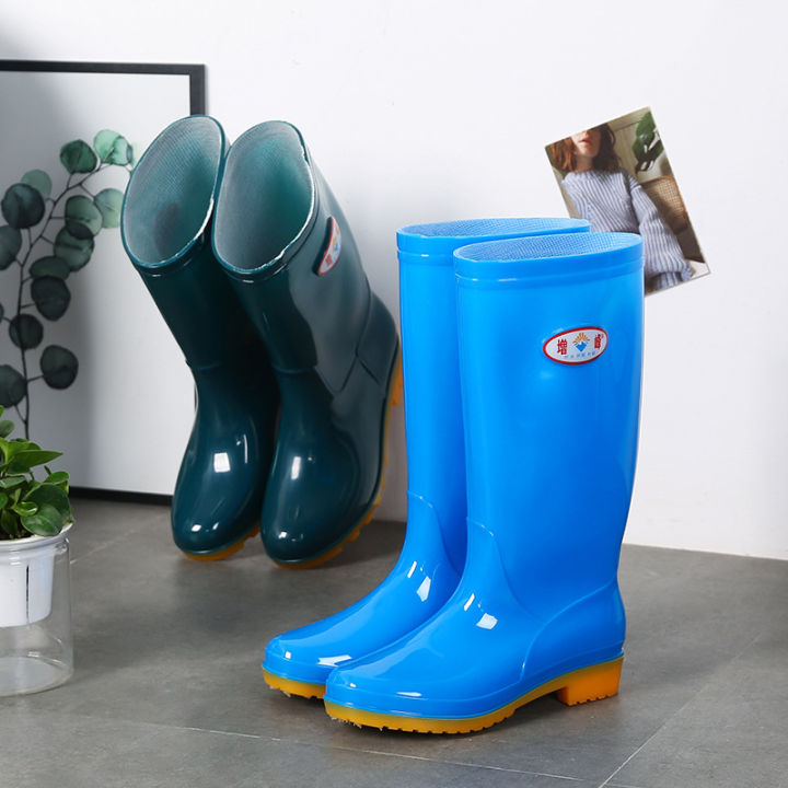 Rain%20boots%20women's%20high%20waterproof%20rain%20boots%20fashion%20rubber%20shoes%20with%20fleece%20warm%20water%20boots%20non-slip%20wear-resistant%20kitchen%20rubber%20boots%20-%20Image%203