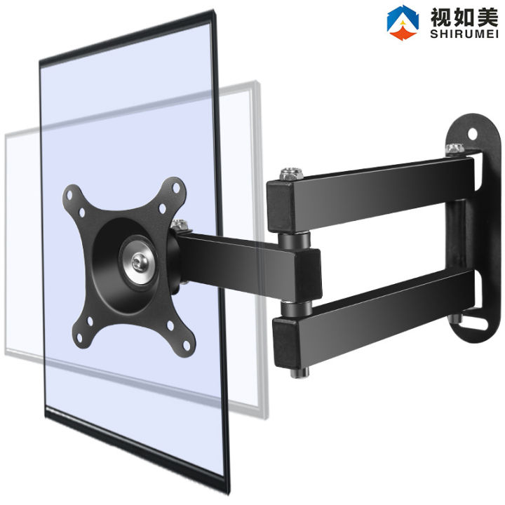 14-32 inch monitor stand, computer monitor hanger, wall mounted telescopic arm, horizontal and vertical screen, Douyin live broadcast rack