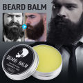 60g Beard Balm For Men Facial Hair Beard Growth Wax Thicking Moisturizing Nourishing Professional Mustache Cream Beard Care. 