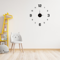 DIY Wall Clock Modern Creative 3D Mirror Wall Clock Large Mute Wall Stickers for Living Room Bedroom Home Decorations. 