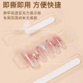 Nail art double-sided adhesive strip cutting, wearing, nail board display, firm adhesion, jelly without leaving marks, crystal tape sticker. 
