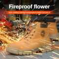 【selevn roind】 Men Protective Boots Steel Toe Shoes Anti-smash Anti-puncture Work Boots Safety Shoes Indestructible Winter Boots Waterproof.