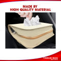 Car Headrest Tissue Holder (BEIGE) Car Tissue Box Car cilling Tissue Box, Organizer Multi-functional Armrest Storage Box Automotive Interior.