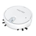 Auto Robot Vacuum Cleaner Touch Control 5-in-1 Sweeping Vacuuming Mopping Humidifying Rechargeable for All Flat Floors N0PF-white. 