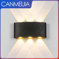 LED Wall Lamp 4/6/8W  Wall Sconce Lamps Plastic Wall Lamps Indoor Outdoor Lighting Fixture Not Waterproof Led Light Up Down For Indoor Bedroom Home Dector. 