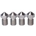 【YIYANGMAOYI111】High Quality V6 Nozzle Plated Copper Durable Printer Parts 1.75MM M6 Thread for E3D V6 Hotend Titan BMG Extruder.