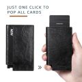 New Rfid Card Holder Men Women Bank Card Case Business ID Card Wallet Protector Money Clip Bag Leather Purse Slim Thin Wallets.