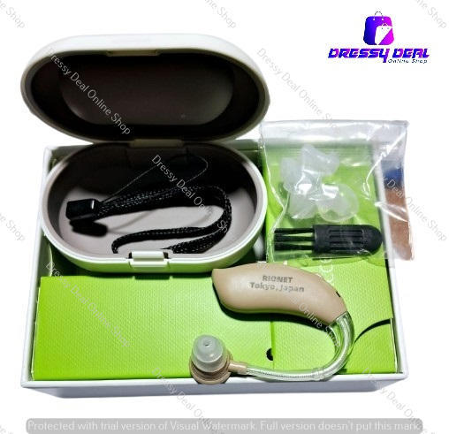 Rionet Rechargable Hearing Aid Sound Amplifier Bte system Hearing Aid with charger