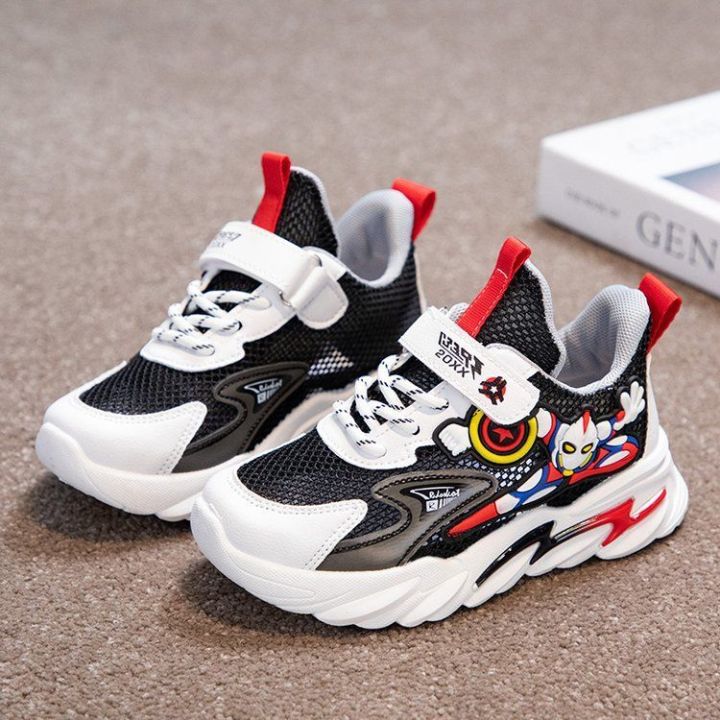 Children's%20Shoes2022Spring%20and%20Autumn%20New%20Fashion%20Mesh%20Boys'%20Sports%20Shoes%20Non-Slip%20Soft%20Bottom%20Boys'%20Running%20Shoes%20-%20Image%202