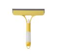 3-in-1 Multipurpose Water Glass Wiper Scraper Shower Squeegee Cleaner With Spray Bathroom Mirrors Tiles Car Window Cleaning Tool. 