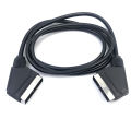 Scart to sart cable EU Scart cable for TV DVD STB 21-pin Scart male to male 1.5m AQJG. 