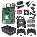 Raspberry Pi 4 2GB 4GB RAM Game kit with USB Gamepad Joystick Acrylic Case SD Card Power Supply for Raspberry Pi 4 Model B Pi 4B. 