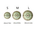Nordic Rattan Grass Plate Wall Decoration Moroccan Style Straw with Hang Hook Background Living Room Wall Art Home Decor.