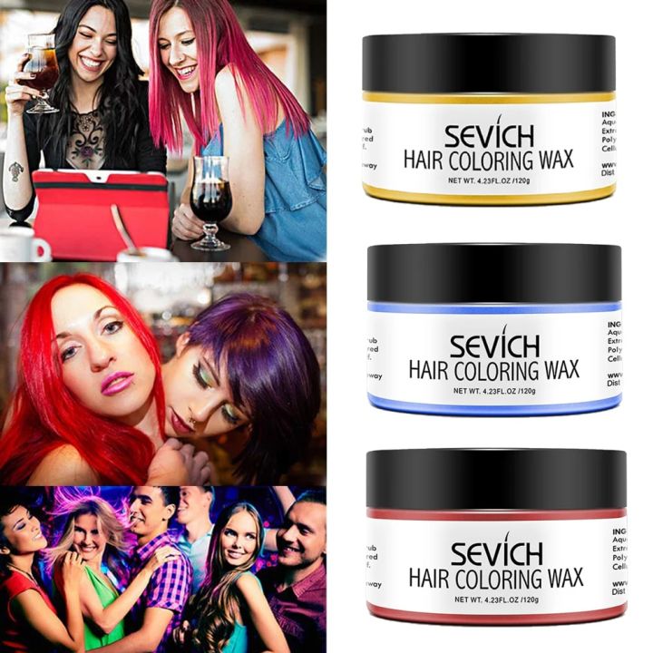 Sevich%20Hair%20Color%20Wax%20Professional%20Strong%20Hold%20Fashion%20Disposable%20Hair%20Dye%20Clay%20Unisex%20Health%20for%20Party%20Gathering%20Hair%20Styling%20-%20Image%206