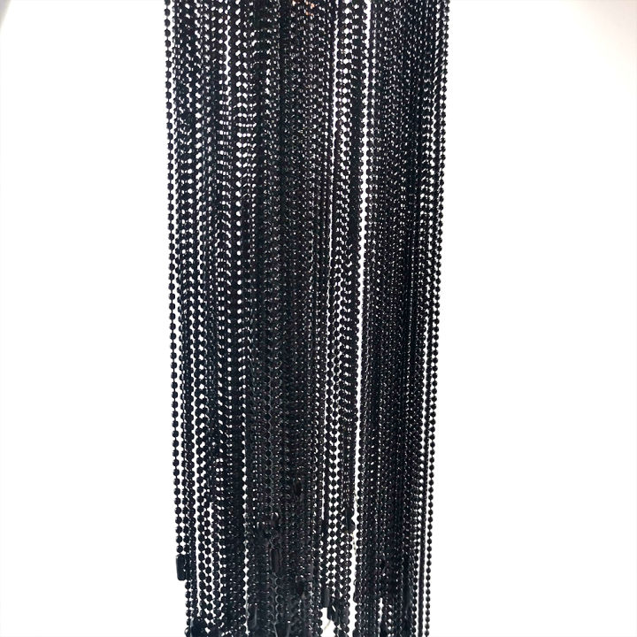 1.5mm metal Back beads chain Iron /Brass / Stainless steel ball chain for necklace