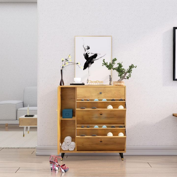 Bniture Engineered Wood Shoe Rack Strong, Sturdy and Stylish | Moisture & Termite Resistant, Without Wooden Metal Legs 36/30"