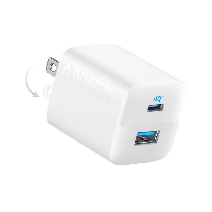 Anker 323 33W Dual Port Compact Charger with Foldable Plug