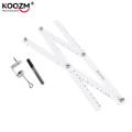 Hot 34cm Scale Drawing Ruler Artist Pantograph Folding Measure Ruler Reducer Enlarger Tool Art Craft For Office School Supplies.