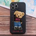 Funny Trendy Girl sports bear Phone Case For iPhone 15 PRO Max 12 Pro 11 Pro XR XS 13pro X 6s 7 Plus Case for iphonne 14 pro max.
