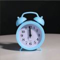 Small Metal Alarm Bed/Table Clock - Wall Clock.