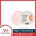 Lakme Skin Perfect Collection Peach Milk Vitamin E Cream Moisturiser 50g. 
