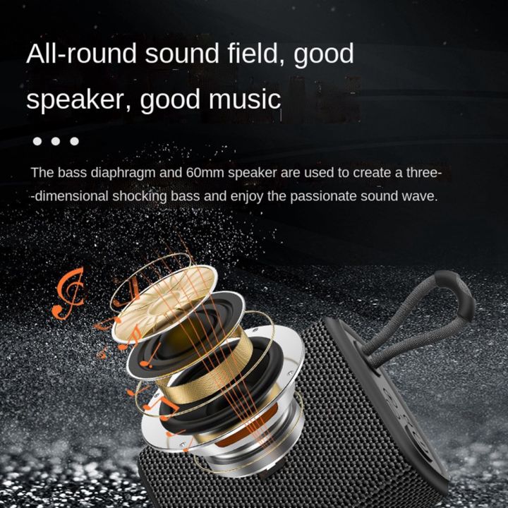 IPX6%20Waterproof%20Shower%20Bluetooth%20Speaker%20Portable%20Wireless%20Outdoor%20Speaker%20with%20HD%20Sound%20for%20Beach%20Outdoor%20Red%20-%20Image%207