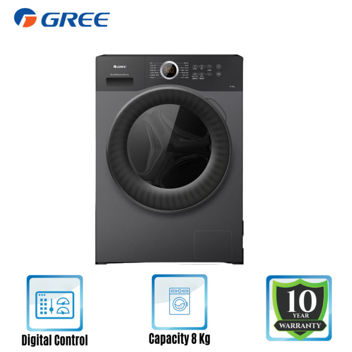 GREE Washing Machine XWKQG 100-B1201Bf1 (10.0 KG) Front Loading with Free Delivery