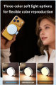 Mobilife Magnetic LED Selfie Light for iPhone & Android, Rechargeable Portable Fill Light for Video Call, Live Streaming & Content Creation. 
