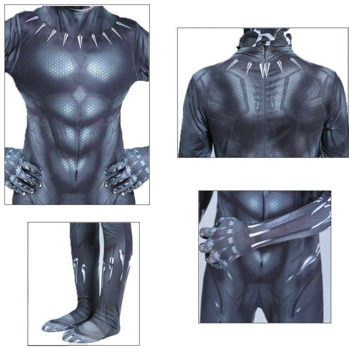 Boys%20Black%20Panther%20Tights%20Superhero%20Tights%20Movie%20Character%20Cosplay%20Justice%20Hero%20Mask%20Set%20Halloween%20Dress%20Up%20Kids%20Fantasy%20Costume%20-%20Image%203