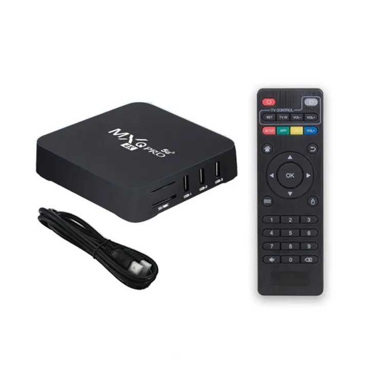 MXQ%20Pro%20TV%20Box%205G%204K%204GB/64GB%20TV%20Set%20Top%20Box%20Latest%20Android%2011.1%20-%20Android%20TV%20BOX%20-%20Tv%20-%20Image%202