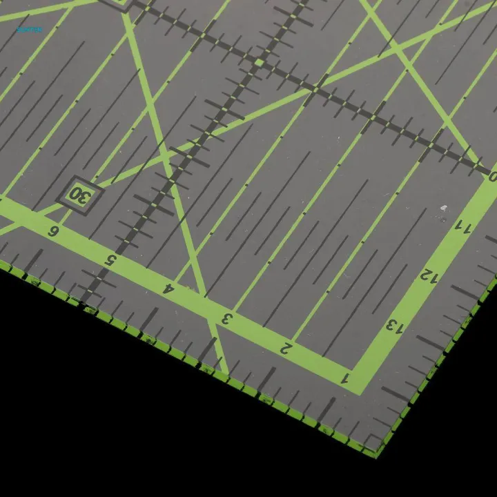 3x1%20Piece%20Plastic%20Quilting%20Template%20Patchwork%20Tailor%20Sewing%20Ruler%20Square%20-%20Image%202